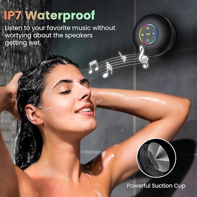 Trendhubs Large Suction Cup Waterproof Bluetooth Speaker