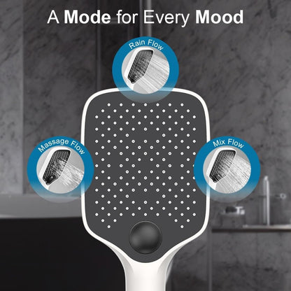 Trendhubs Square Hand Shower for Bathroom Without Hose Pipe